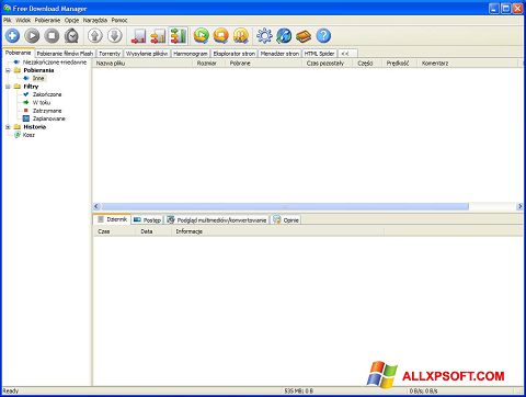 સ્ક્રીનશૉટ Free Download Manager Windows XP