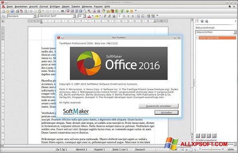 સ્ક્રીનશૉટ SoftMaker Office Windows XP