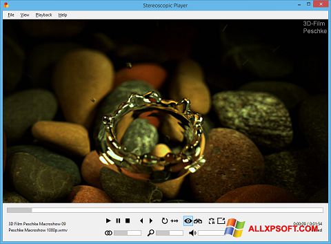 સ્ક્રીનશૉટ Stereoscopic Player Windows XP