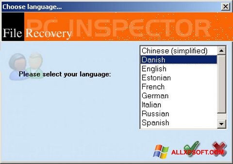સ્ક્રીનશૉટ PC Inspector File Recovery Windows XP
