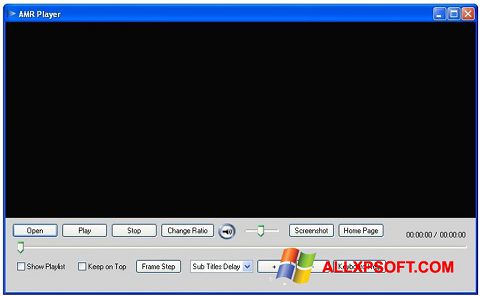 સ્ક્રીનશૉટ AMR Player Windows XP