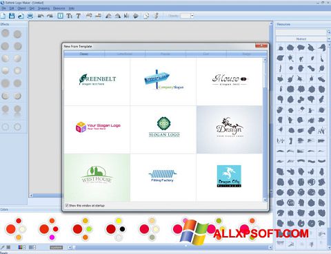 સ્ક્રીનશૉટ Sothink Logo Maker Windows XP