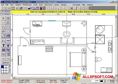 સ્ક્રીનશૉટ Home Plan Pro Windows XP