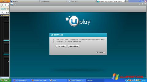 સ્ક્રીનશૉટ Uplay Windows XP