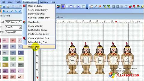 સ્ક્રીનશૉટ Stitch Art Easy Windows XP