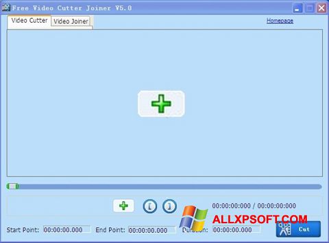 સ્ક્રીનશૉટ Free Video Cutter Windows XP