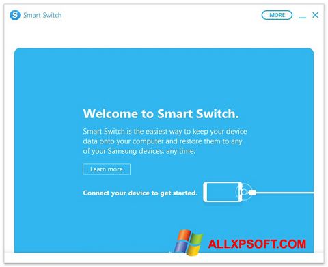 સ્ક્રીનશૉટ Samsung Smart Switch Windows XP