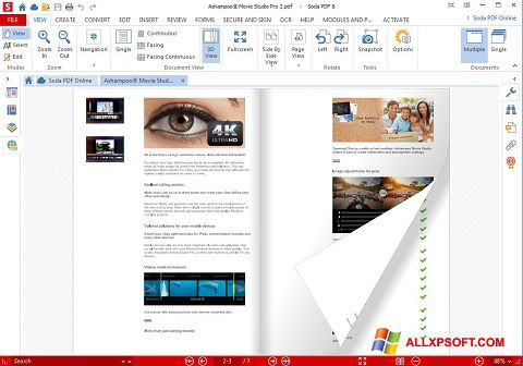 સ્ક્રીનશૉટ Soda PDF Windows XP