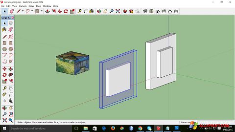 સ્ક્રીનશૉટ SketchUp Make Windows XP