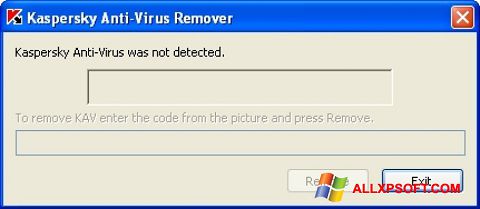 સ્ક્રીનશૉટ KAVremover Windows XP