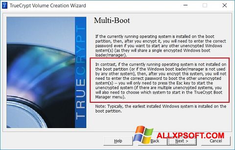 સ્ક્રીનશૉટ MultiBoot Windows XP