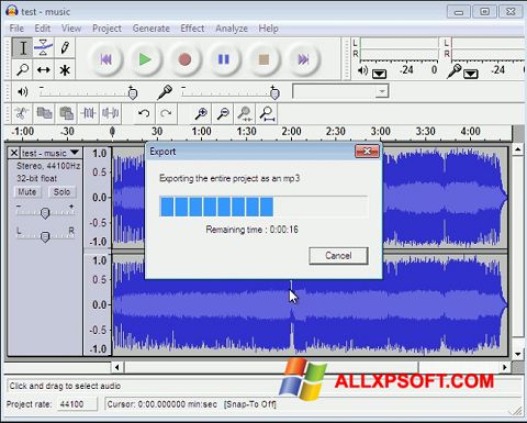 સ્ક્રીનશૉટ Lame MP3 Encoder Windows XP